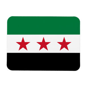 Syriens flagga magnet