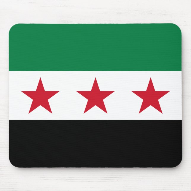 Syriens flagga musmatta (Framsidan)