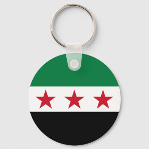 Syriens flagga nyckelring