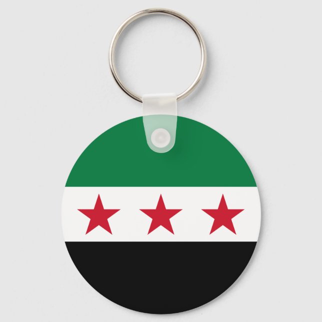 Syriens flagga nyckelring (Framsida)