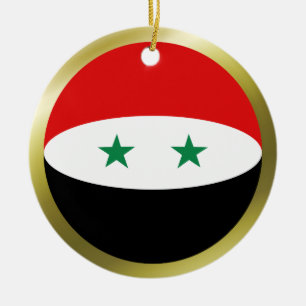 Syriens Flagga Ornament
