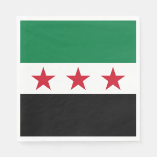 Syriens flagga pappersservett
