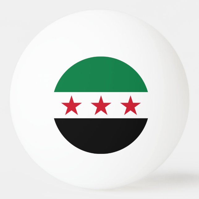 Syriens flagga pingisboll (Framsidan)