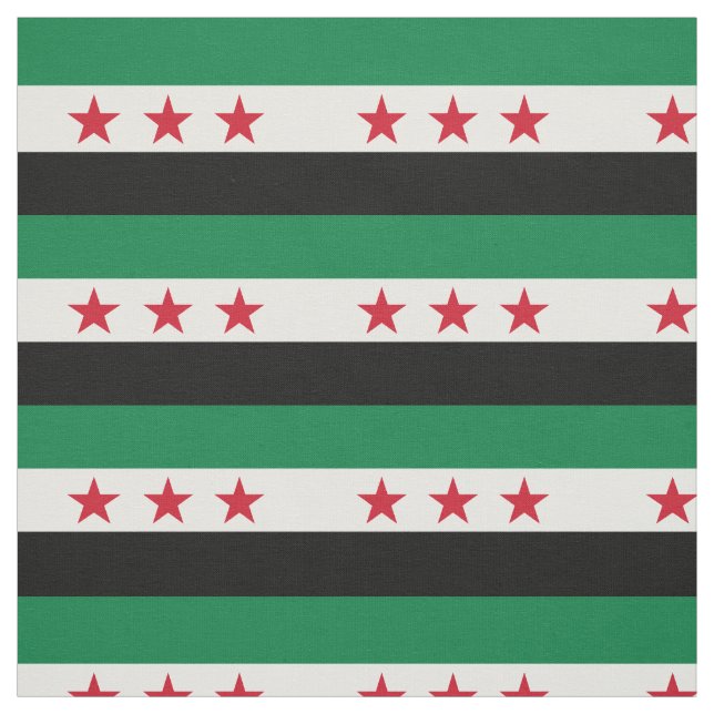 Syriens flagga tyg (Provkarta)