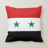 Syriens Flagga x Flagga Pillow