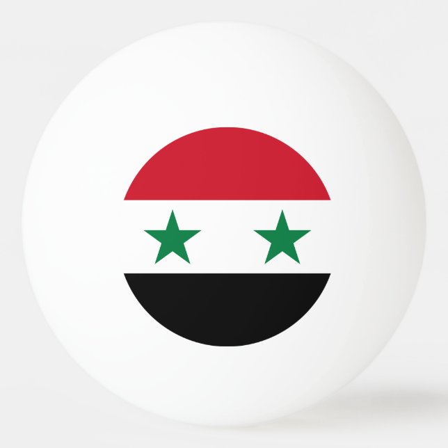 Syriens gamla flagga pingisboll (Framsidan)