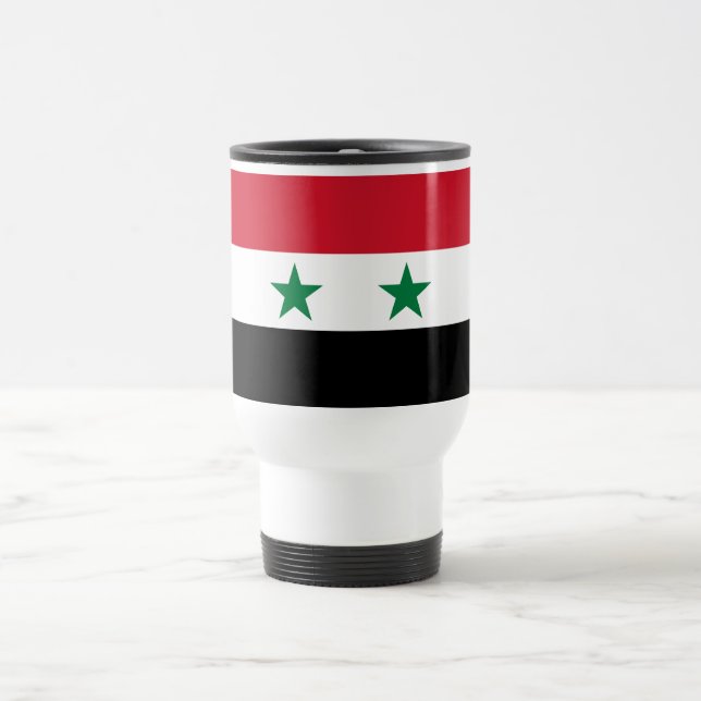Syriens gamla flagga resemugg (Center)