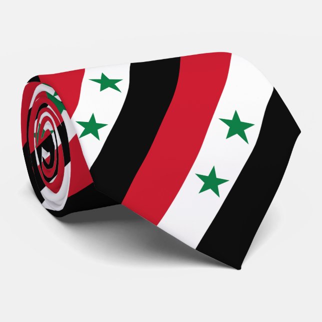 Syriens gamla flagga slips (Rullad)