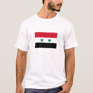 Syriens gamla flagga t shirt