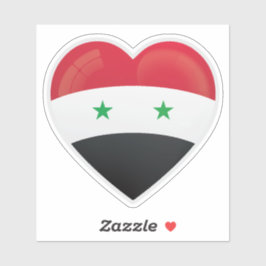 Syriens Kärlek Icon Sticker Klistermärken