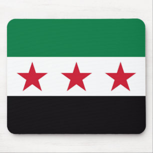 Syriens nya flagga revolution musmatta