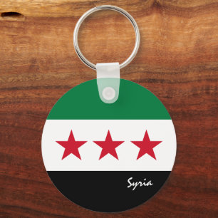 Syriens oberoende, Syriens Flagga, patriotisk/idro Nyckelring