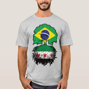 Syrisk Brasilianska rötter och kronträd T Shirt