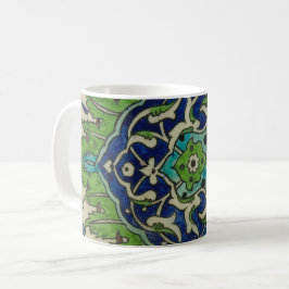 Syrisk mönstersymbol Ottomansk dynastisk 1600-tale Kaffemugg