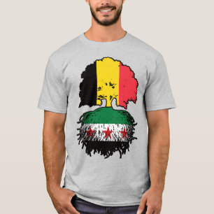 Syriska Belgiska Rötter och Kronträd T Shirt