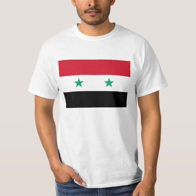 Syriska Flagga T-shirt (Framsida)