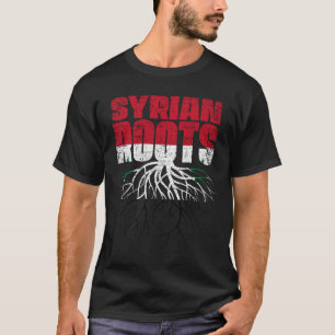 Syriska rötter, Syriens kulturarv, Flagga T Shirt