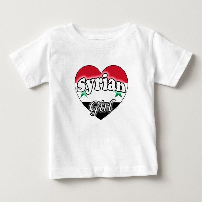 Syriskt flicka t-shirt (Framsida)