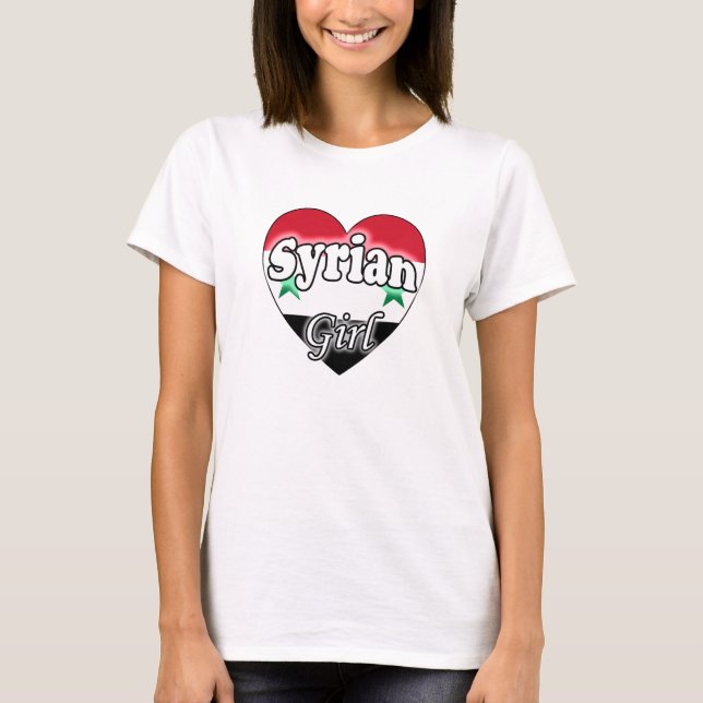 Syriskt tjej tee (Framsida)