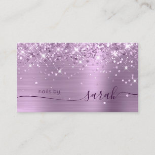 Syrlig glitter Glam Stilfull Signatur Visitkort