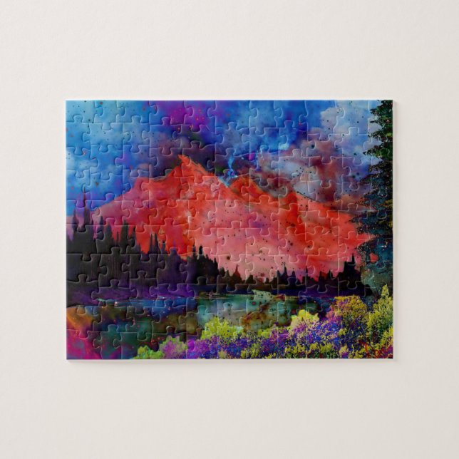 Syrligt drömmarnas landpussel pussel (Horisontell)