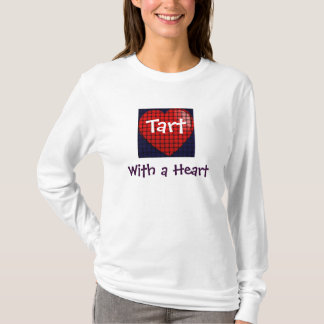 Syrligt med en hjärta tee shirt