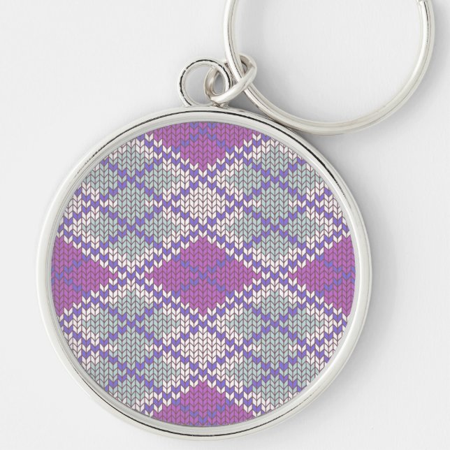 SYRLILJA ARGYLE-STICKAD Premium rund nyckelring (Framsidan)