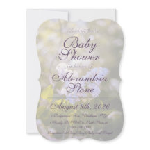 Syrlilja Baby Shower Inbjudan