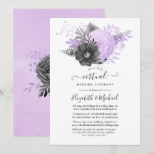 Syrlilja och kolflora virtuellt bröllop online