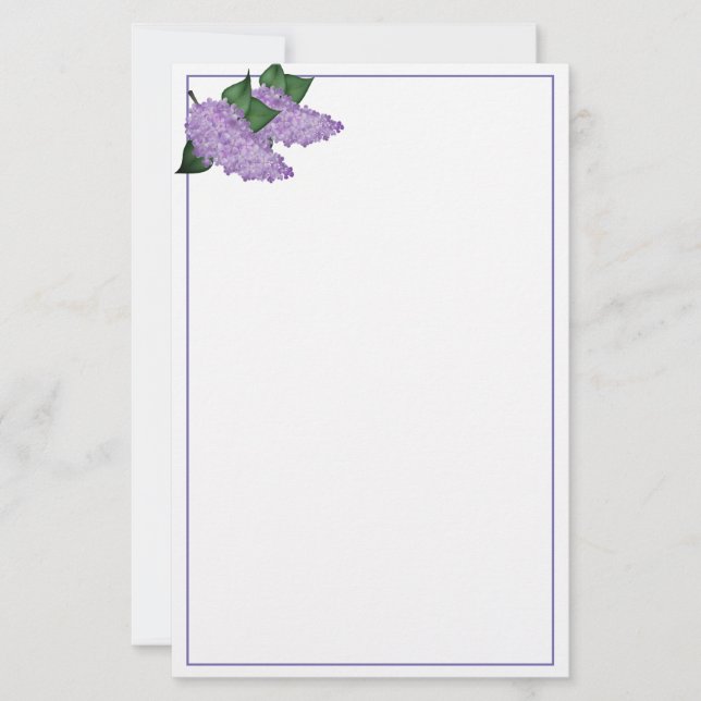 Syrlilja Pappersvaror Brevpapper (Framsida)