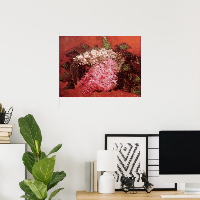 Syrlingar i rosa av Vincent van Gogh, Stilleben bl Poster (Hemmakontoret)