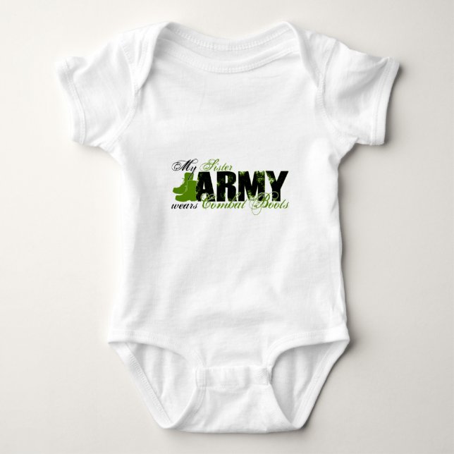 Syrran Combat Boots - ARMY Tee Shirt (Framsida)