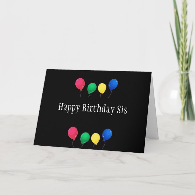 **SYRRAN** PÅ DIN "BIRTHDAY" ENJOY OCH CELEBRATE KORT (Framsida)