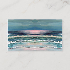 Syrsa havmånsken vinkar strandvisitkorten visitkort