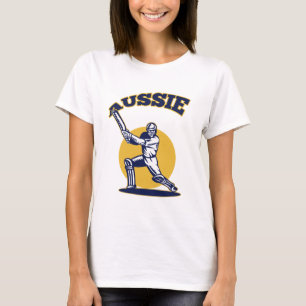 syrsaspelarebatsman retro Australien Tee