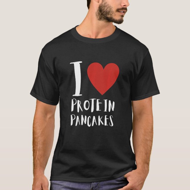 Syrup for Pancakes Flipping Flapjack Breakfast Pan T Shirt (Framsida)