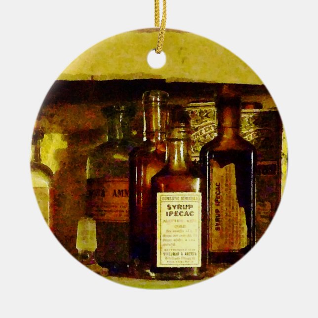 Syrup of Ipecac Julgransprydnad Keramik (Framsidan)