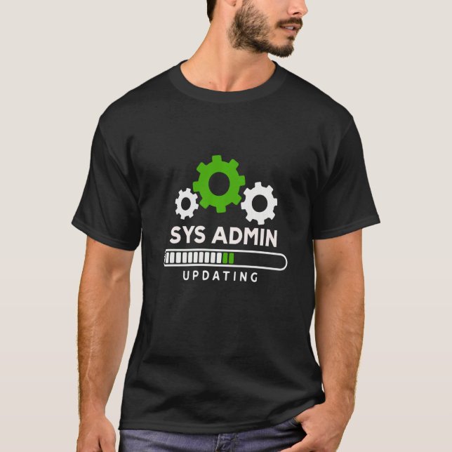 Sys Admin Computer Programmer Information Coding T Shirt (Framsida)
