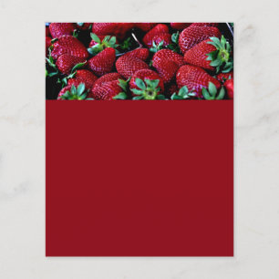SYS STRAWBERRIES PHOTOGRAPHY BAKGRUND TAPET FLYGBLAD