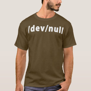 Sysadmin Linu devnull DevOps Programmer T Shirt