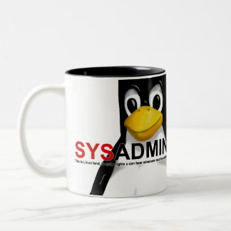 SYSADMIN Två-Tonad MUGG