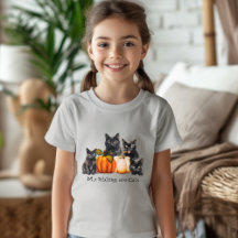 Syskon är katter Höst Pumpa T-shirt