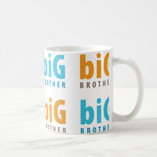 SYSKON COLLECTION - storebror {aqua+orange} Kaffemugg