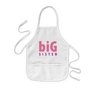 SYSKON COLLECTION - storsyster {rosa} Barnförkläde
