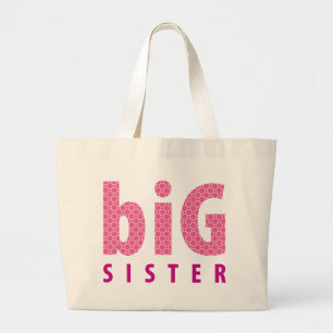 SYSKON COLLECTION - storsyster {rosa} Jumbo Tygkasse