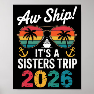 Syskon Cruise Resa 2026 Semester Resa Matchande Kv Poster