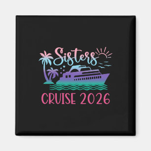 Syskon Cruiseutflykt 2026 Semesterresa Matchande K Magnet