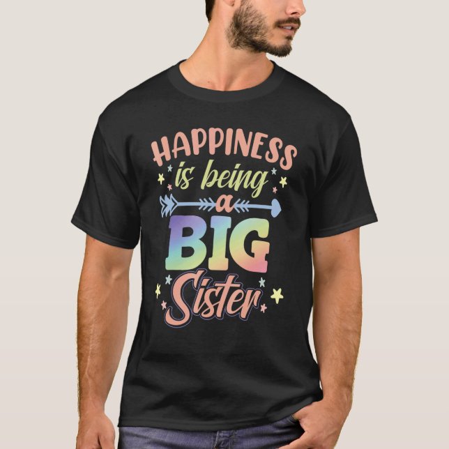 Syskon Family Brother Mitten Youngest Oldest Sist T Shirt (Framsida)
