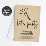 Syskon Födelsedagsfest Brother & Sister Inbjudningar<br><div class="desc">Inbjudan till broder och syster i syskon - grafik i Hand plockade i roligt och minimalistisk design.</div>
