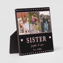 Syskon Foto Mugg Plakett – Anpassad present till h
